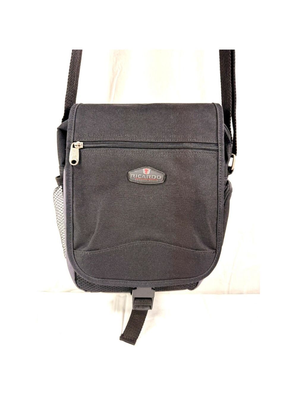 Ricardo Beverly Hills black adjustable Crossbody organizer travel bag black
